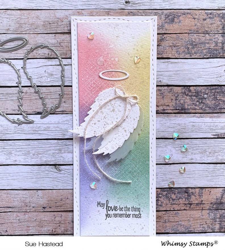 Sympathy So Deeply Sorry Clear Stamps - Whimsy Stamps