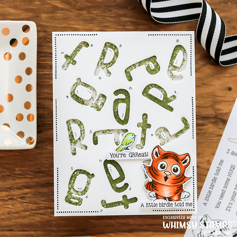 **NEW Tabby Tigers Clear Stamps - Whimsy Stamps