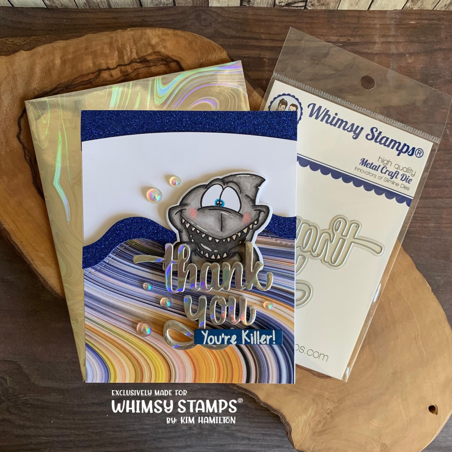 **NEW Thank You Word Die - Whimsy Stamps