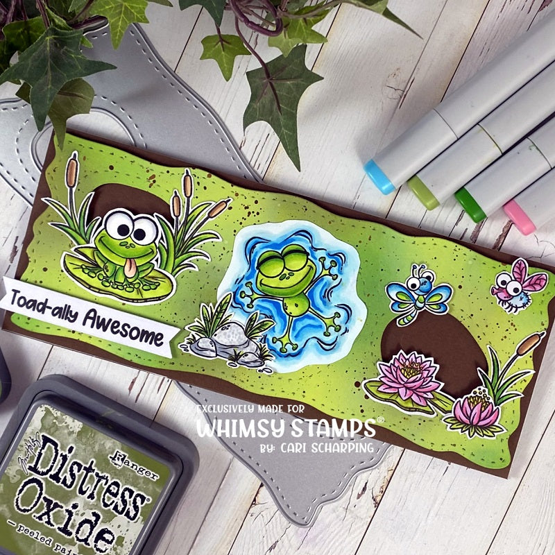 **NEW Toadally Awesome Clear Stamps - Whimsy Stamps