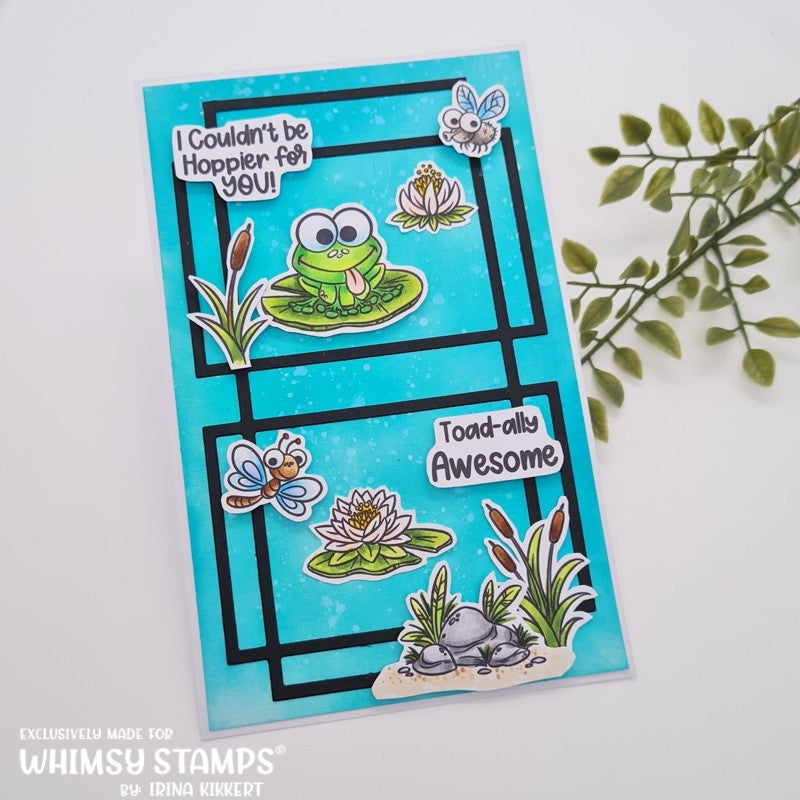 **NEW Toadally Awesome Clear Stamps - Whimsy Stamps