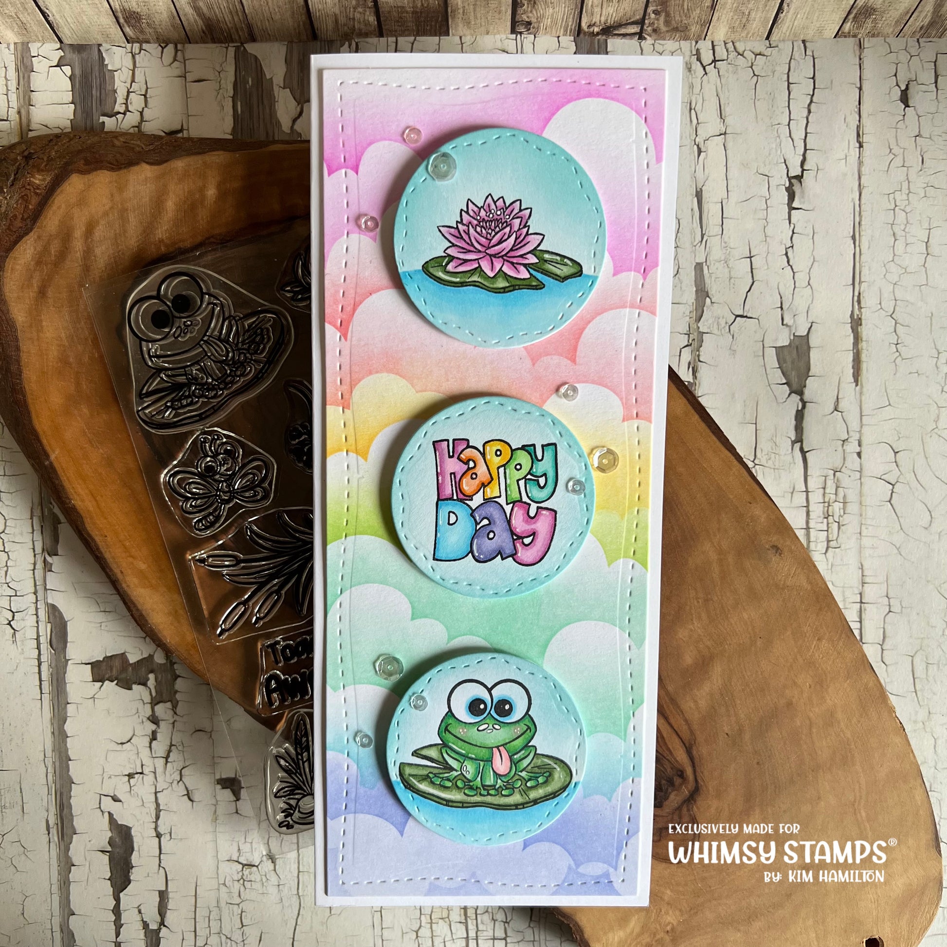 **NEW Toadally Awesome Clear Stamps - Whimsy Stamps