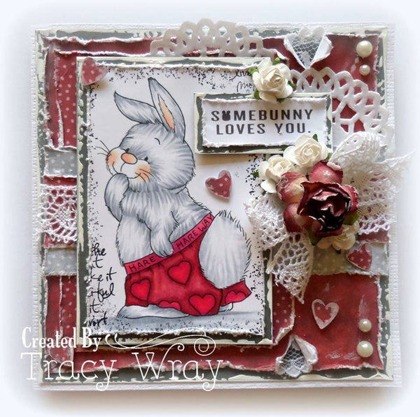 Bunny Boxers - Digital Stamp - Whimsy Stamps