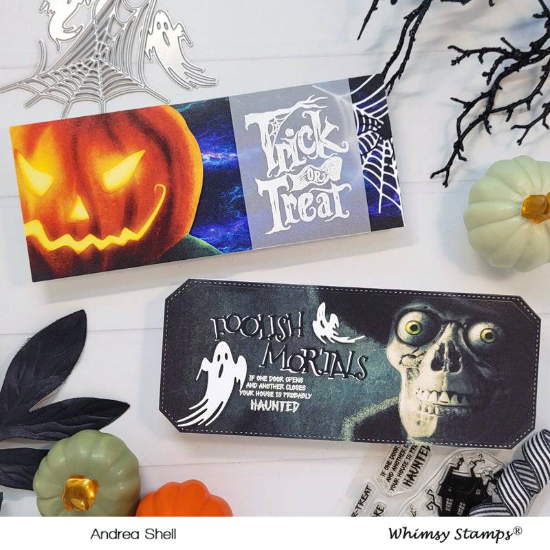 Trick or Treat House Clear Stamps - Whimsy Stamps