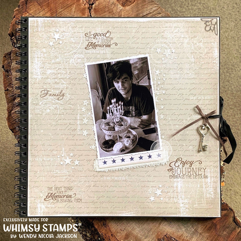 Twinkle Cluster Stencil - Whimsy Stamps