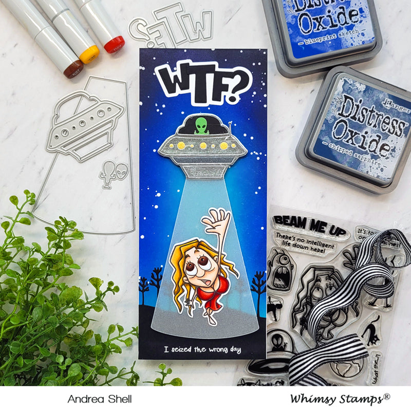**NEW UFO Die Set - Whimsy Stamps