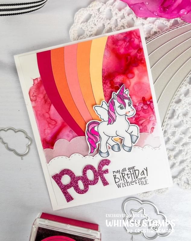 Unicorn Wishes Clear Stamps - Whimsy Stamps