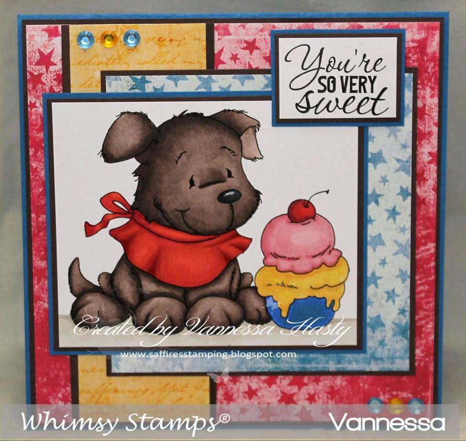 Doggie Ice Cream - Digital Stamp - Whimsy Stamps