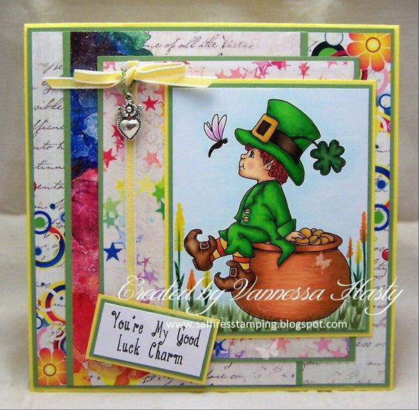 Little Leprechaun - Digital Stamp - Whimsy Stamps