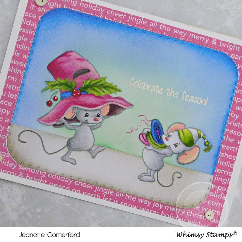 Very Mice Christmas Clear Stamps - Whimsy Stamps