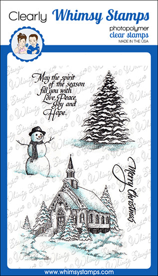 **NEW Vintage Christmas Clear Stamps - Whimsy Stamps