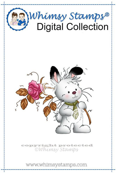 Wee Bunny - Digital Stamp - Whimsy Stamps