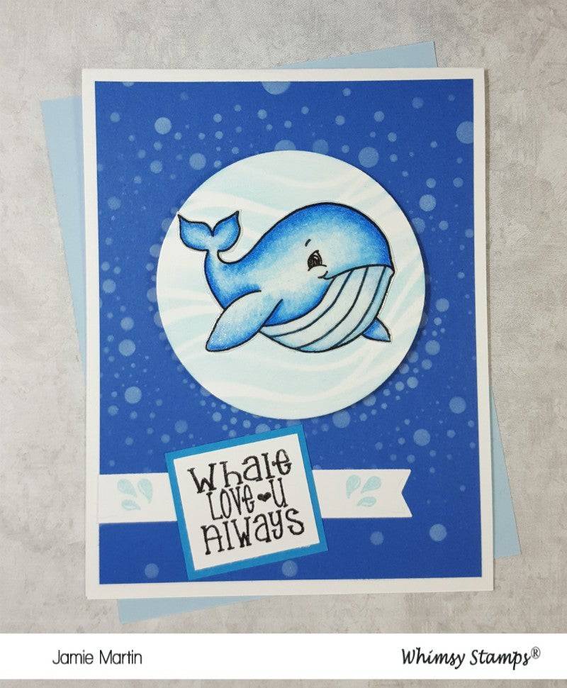 Whale of a Time Clear Stamps - Whimsy Stamps