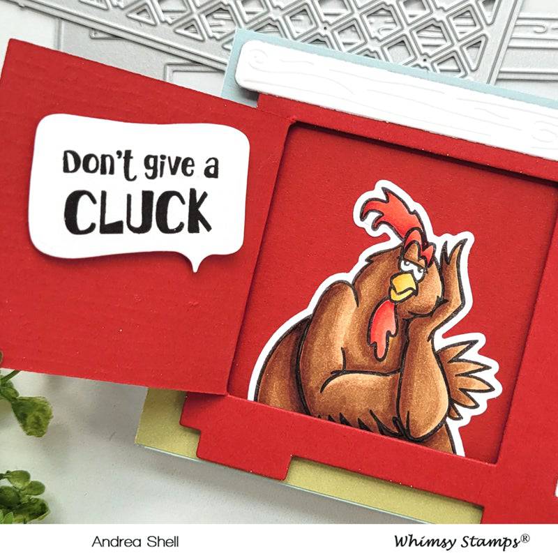 What the Cluck Clear Stamps - Whimsy Stamps
