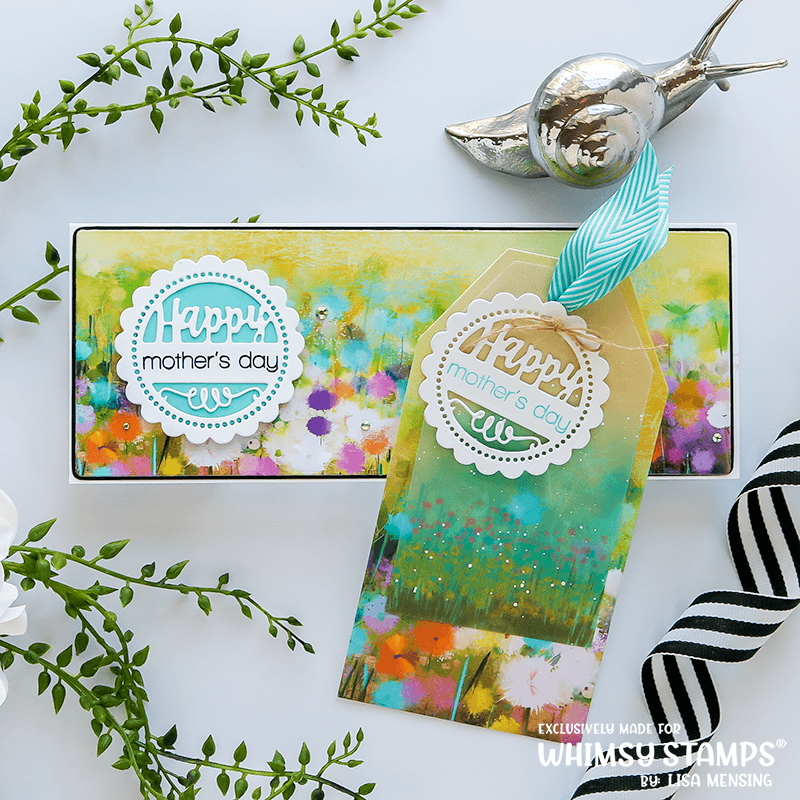 **NEW Wild Flower Grass Clear Stamps - Whimsy Stamps