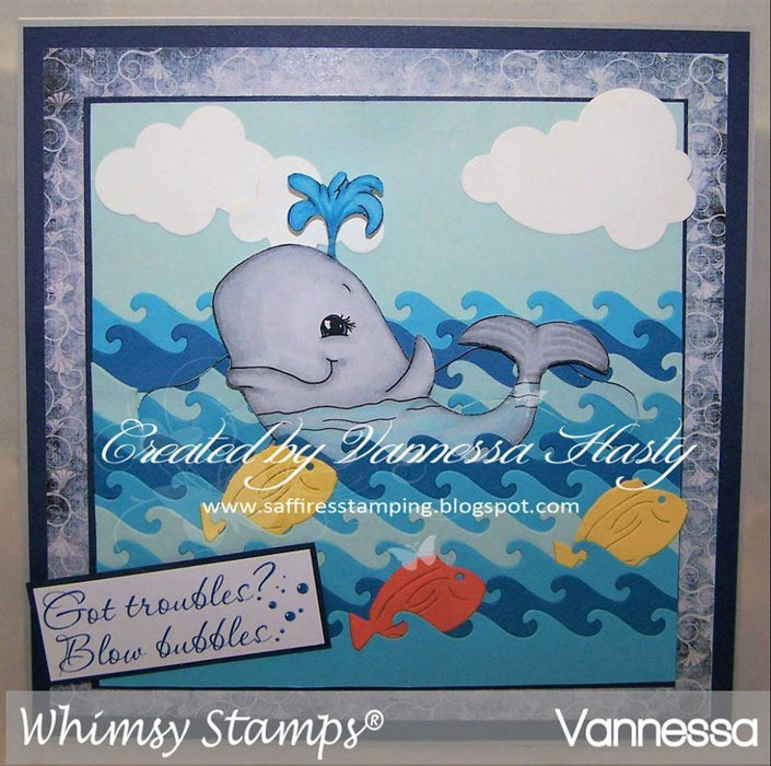 Winnifred Whale - Digital Stamp - Whimsy Stamps