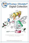 Winter Fairy - Digital Stamp - Whimsy Stamps