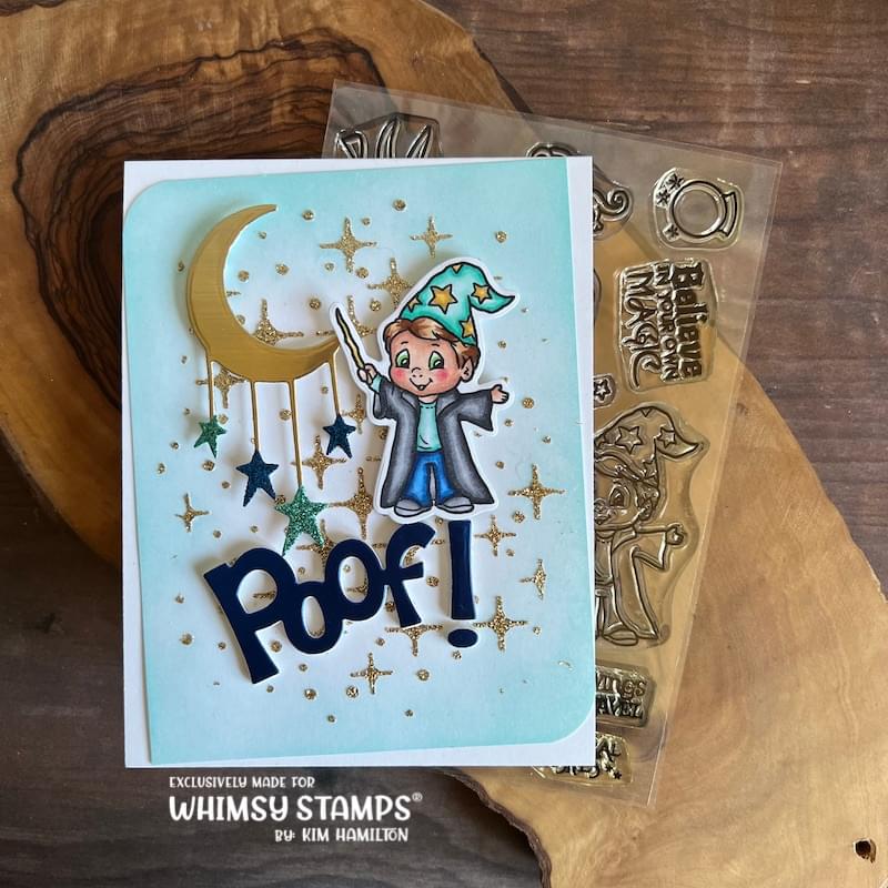**NEW Wizard in Training Clear Stamps - Whimsy Stamps