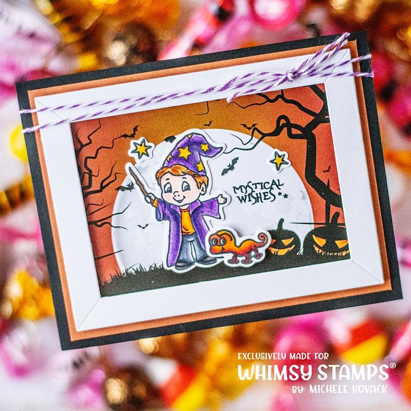 **NEW Wizard in Training Clear Stamps - Whimsy Stamps