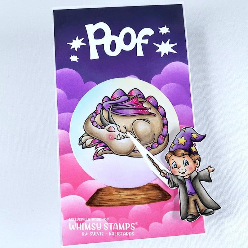 **NEW Wizard in Training Clear Stamps - Whimsy Stamps