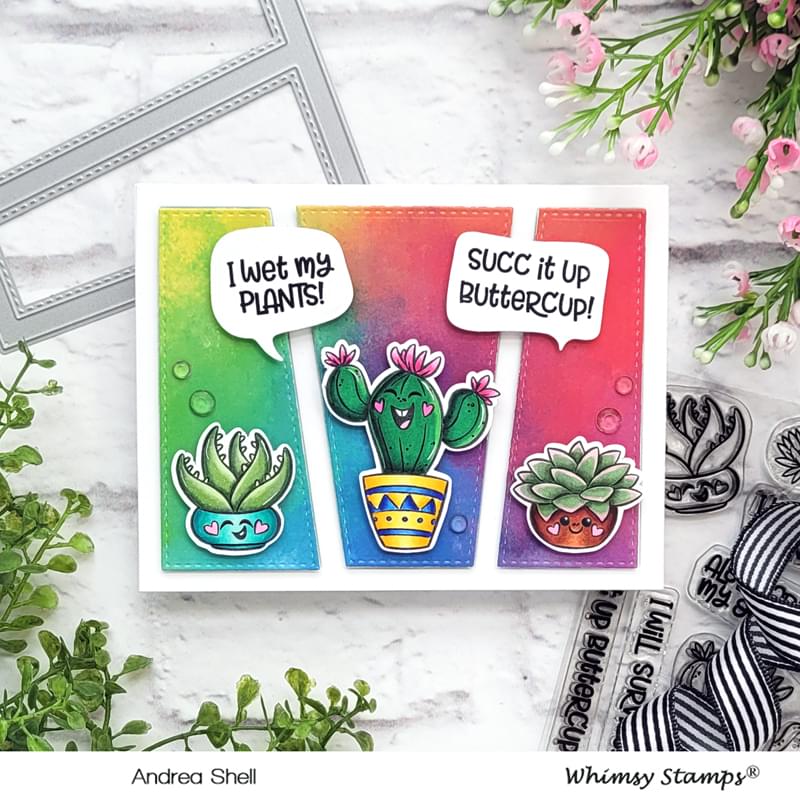 **NEW Wonky Window 4 Die - Whimsy Stamps