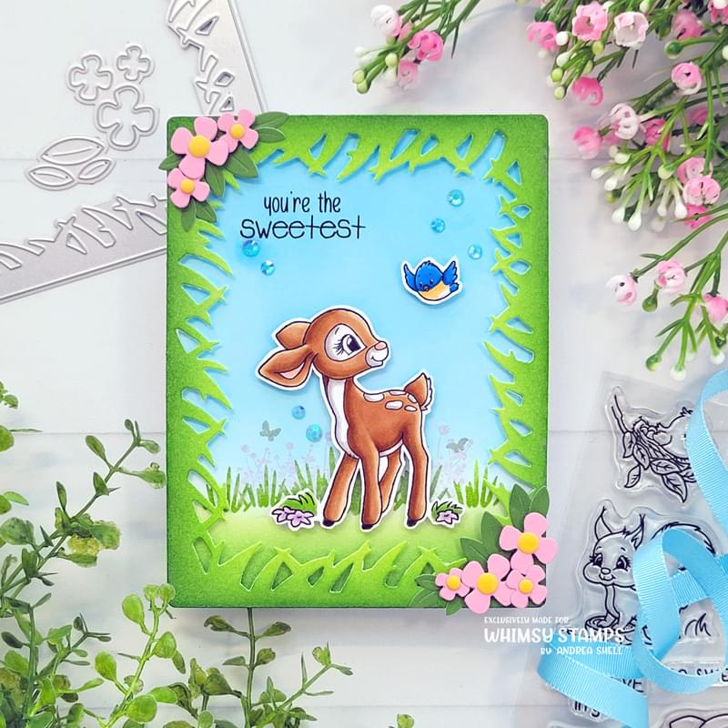 **NEW Woodland Critters Clear Stamps - Whimsy Stamps