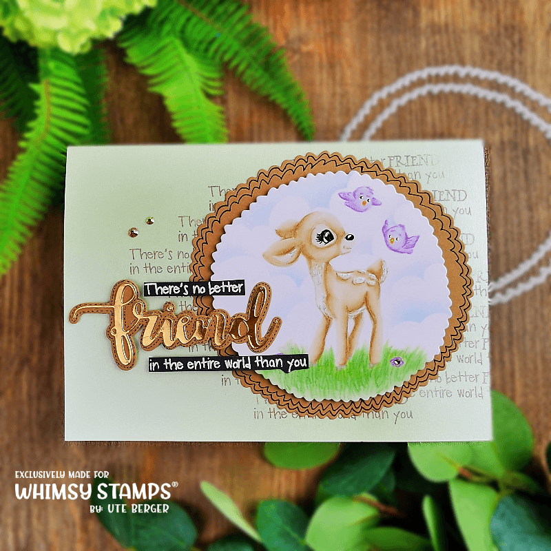 Woodland Critters Clear Stamps - Whimsy Stamps