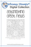 Word Search Congratulations - Digital Stamp - Whimsy Stamps