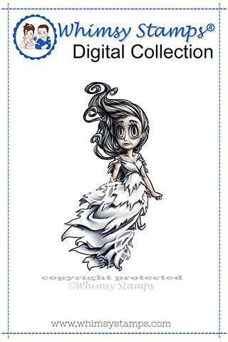 Wraith Mae - Digitial Stamp - Whimsy Stamps