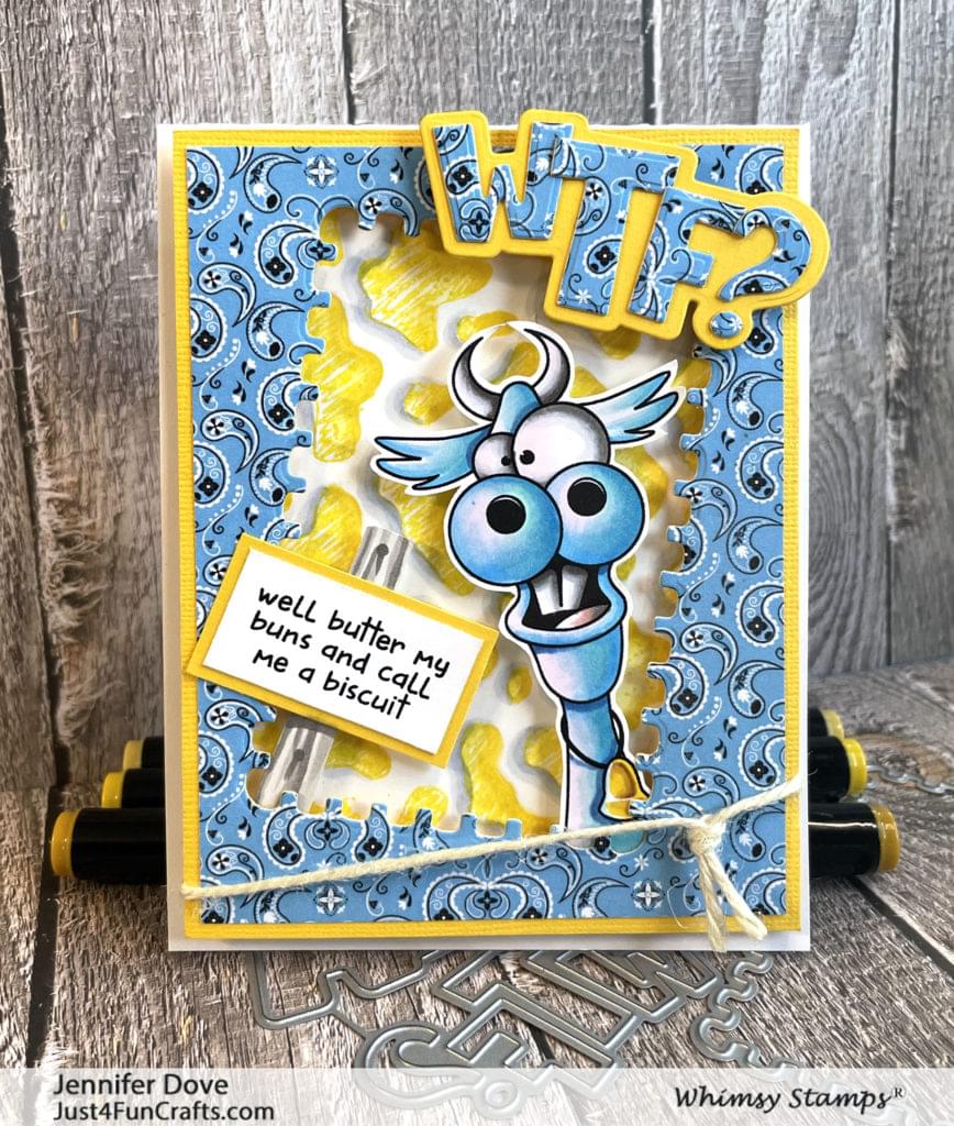 WTF? Word and Shadow Die Set - Whimsy Stamps