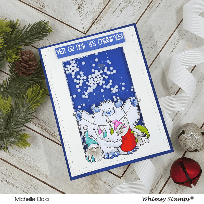 Yeti for Christmas Clear Stamps - Whimsy Stamps