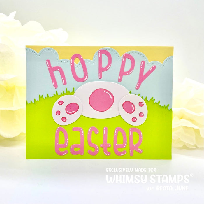 **NEW Bunny Butt Die Set - Whimsy Stamps
