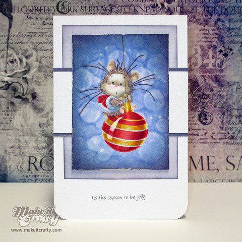 Xmas Hamster - Digital Stamp - Whimsy Stamps