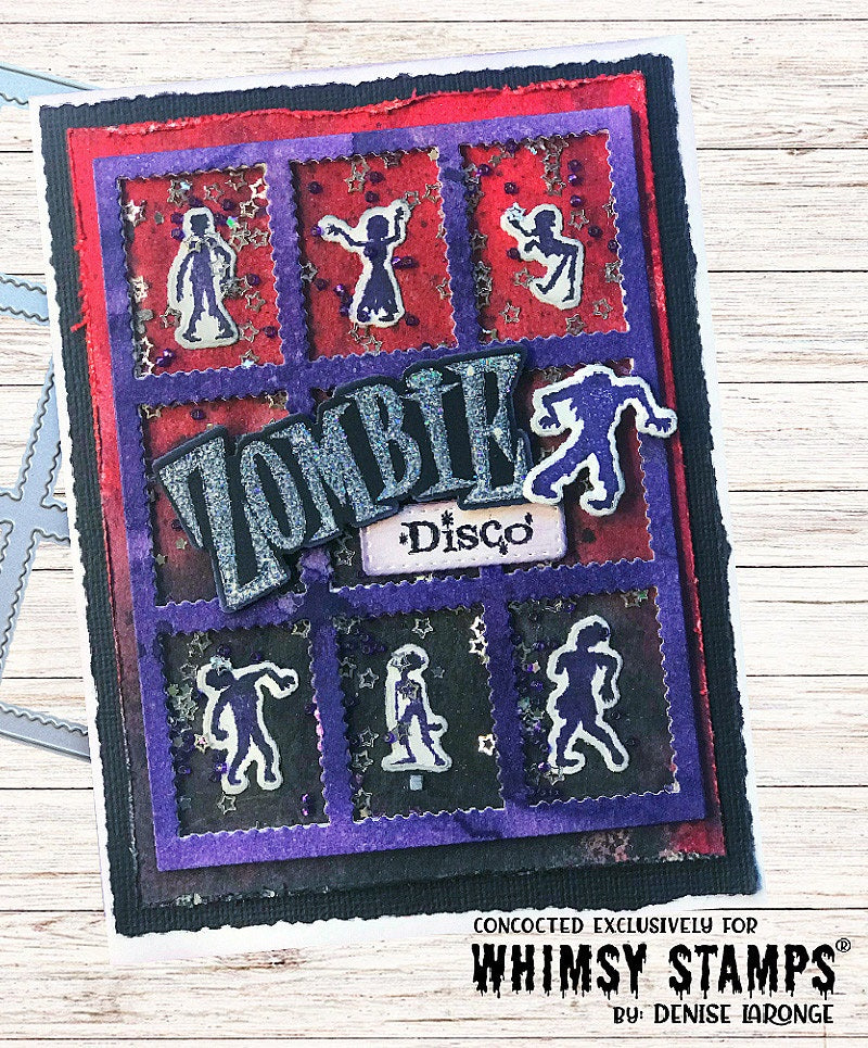 Zombie Party Clear Stamps - Whimsy Stamps
